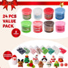 Slime Christmas Advent Calendar, Joyin, 24pcs, slime and filling