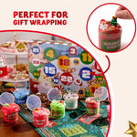 Slime Christmas Advent Calendar, Joyin, 24pcs, slime and filling