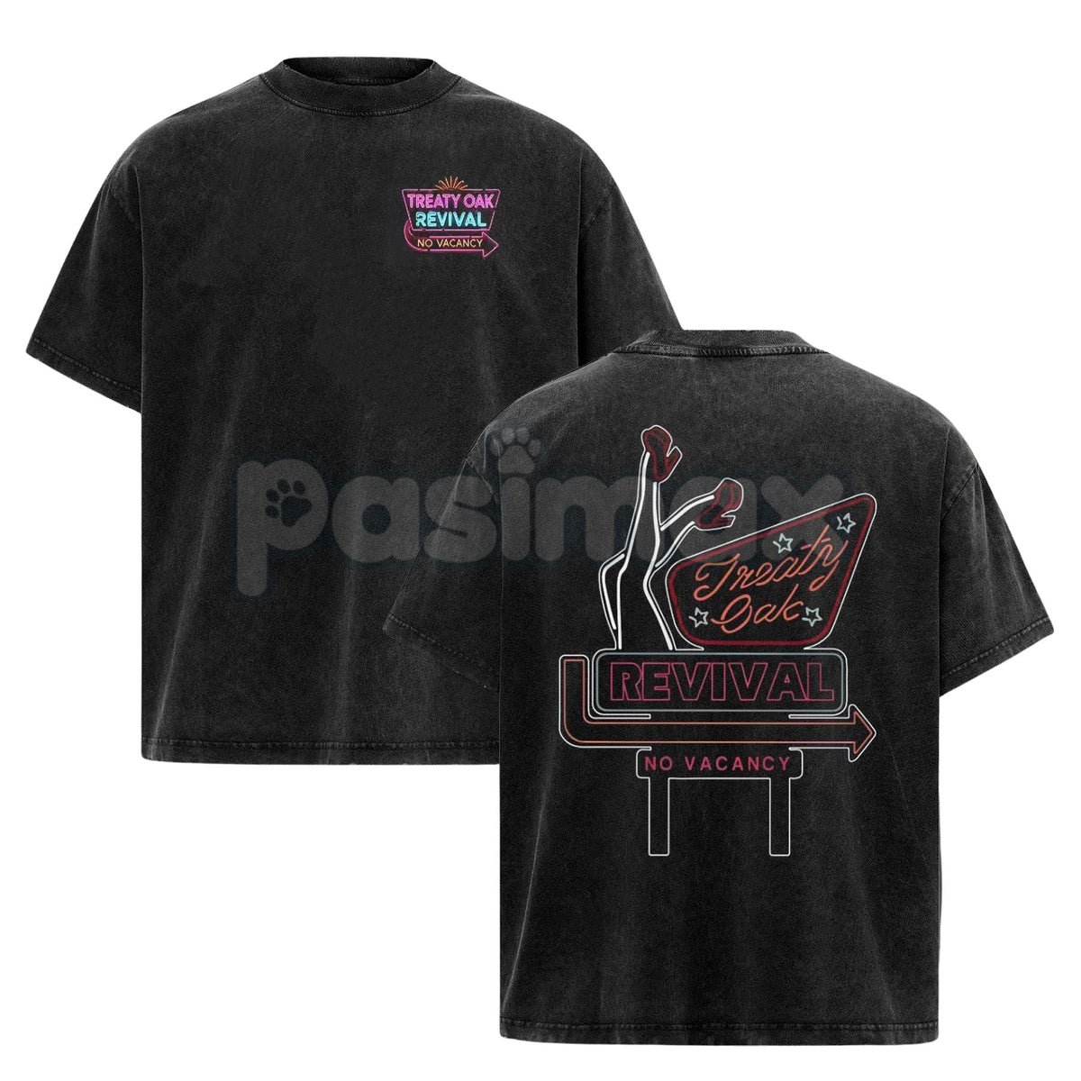 Retro Treaty Oak Revival T-Shirt – Vintage Rock Band Graphic Tee, Rock Music Lover Shirt