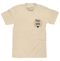 Coors Banquet Rodeo Bull Beer Front and Back T-Shirt - Cream