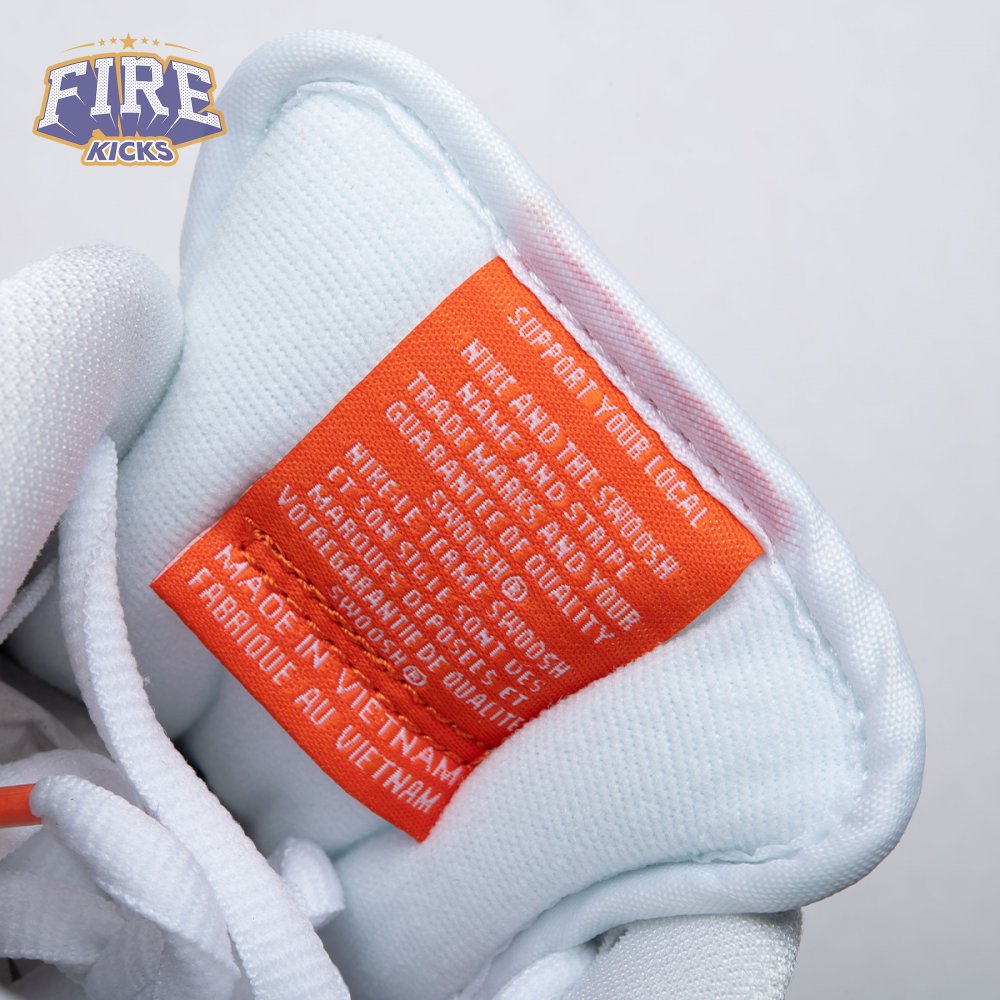 Nike SB Dunk Low Orange Label White Black Unisex