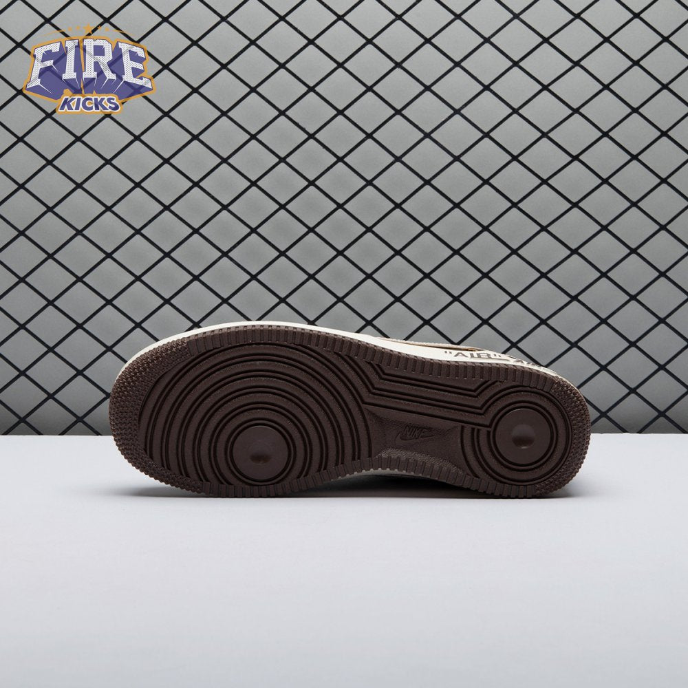 Nike Air Force 1 Low Monogram Brown Damier Azur Unisex