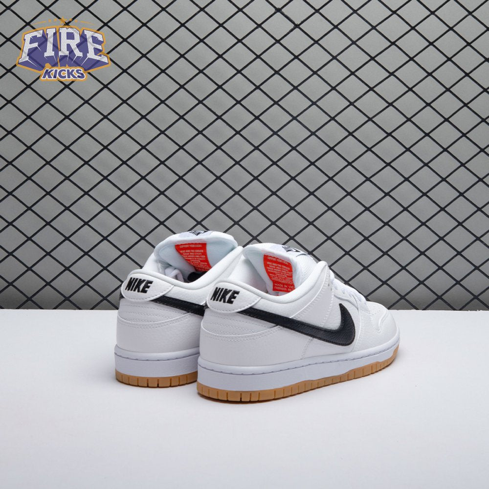 Nike SB Dunk Low Orange Label White Black Unisex