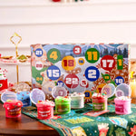 Slime Christmas Advent Calendar, Joyin, 24pcs, slime and filling